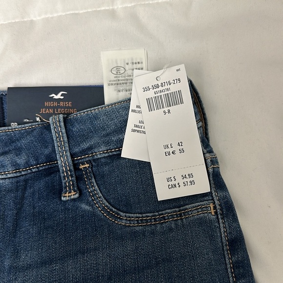 Hollister High Rise Jean Leggings, Size 9 - Picture 2 of 4